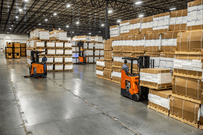 Toyota electric warehouse application